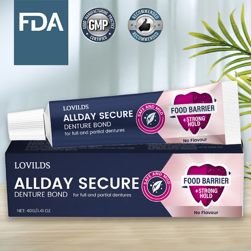 LOVILDS® AllDay Secure Denture Bond👨⚕️