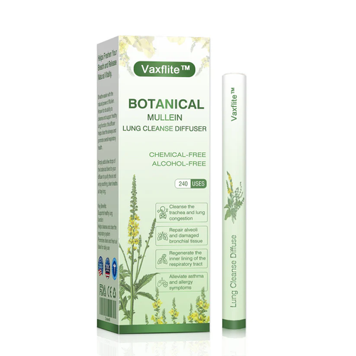 đâ
US Owned and OperatedďźVaxflite⢠Botanical Mullein Lung Cleanse Diffuser(đŤCough, wheezing, shortness of breath, sputum, stuffy nose, bronchitis, bronchitis, allergy symptoms, lung discomfortđ)