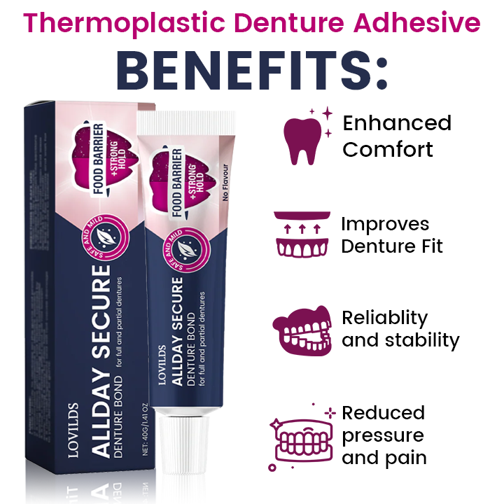 LOVILDS® AllDay Secure Denture Bond👨⚕️