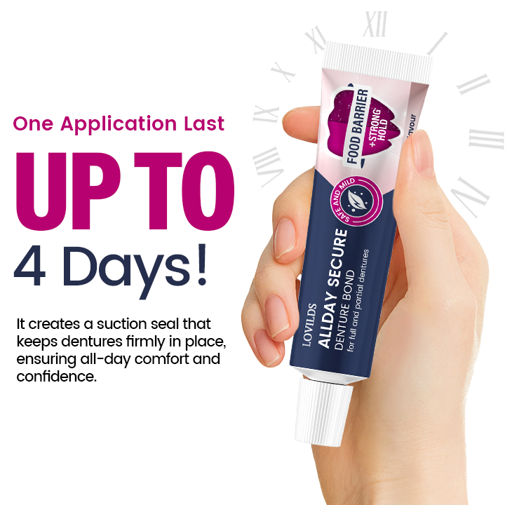 LOVILDS® AllDay Secure Denture Bond👨⚕️