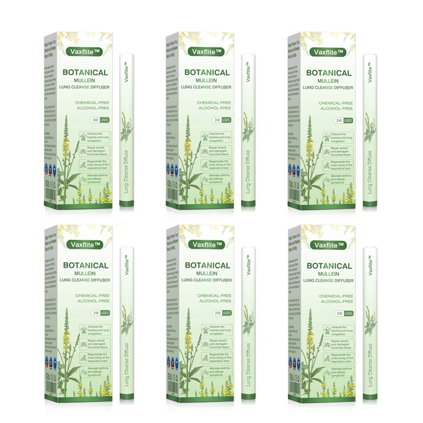 đâ
US Owned and OperatedďźVaxflite⢠Botanical Mullein Lung Cleanse Diffuser(đŤCough, wheezing, shortness of breath, sputum, stuffy nose, bronchitis, bronchitis, allergy symptoms, lung discomfortđ)