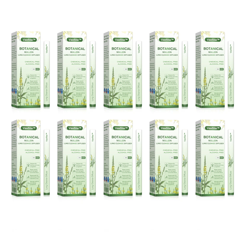 đâ
US Owned and OperatedďźVaxflite⢠Botanical Mullein Lung Cleanse Diffuser(đŤCough, wheezing, shortness of breath, sputum, stuffy nose, bronchitis, bronchitis, allergy symptoms, lung discomfortđ)