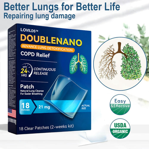 FDA Approved LOVILDS⢠DoubleNano COPD Relief Patch (đ Cough, wheezing, shortness of breath, sputum, stuffy nose, bronchitis, bronchitis, allergy symptoms, lung discomfort)