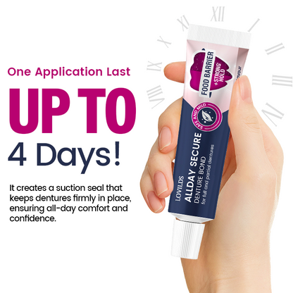 LOVILDS® AllDay Secure Denture Bond👨‍⚕️