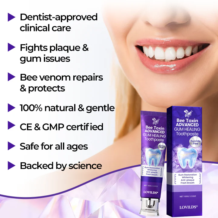 LOVILDS®  BeeToxin Advanced Gum Healing Toothpaste